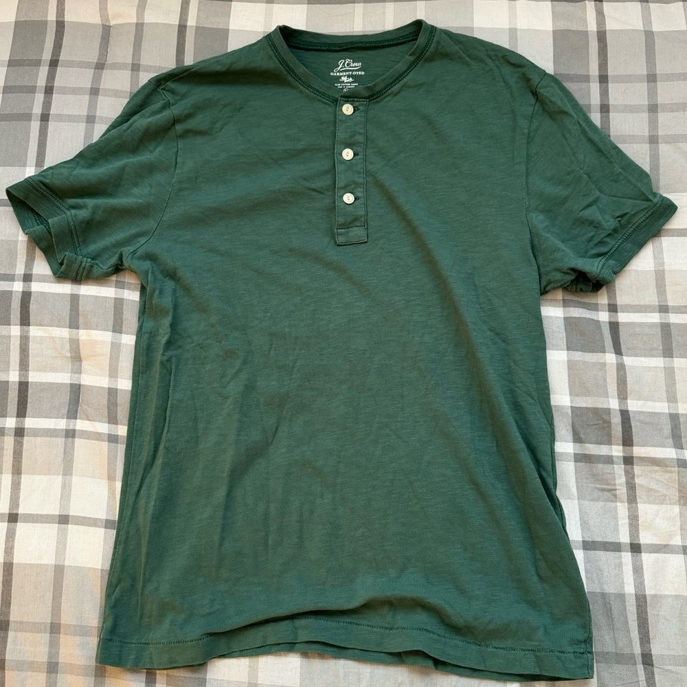 J. Crew garment dyed henley
